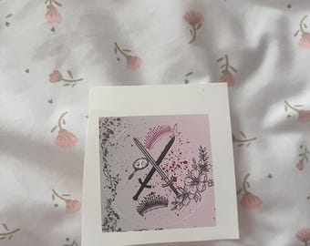 Amira And Valentina Sword Sticker