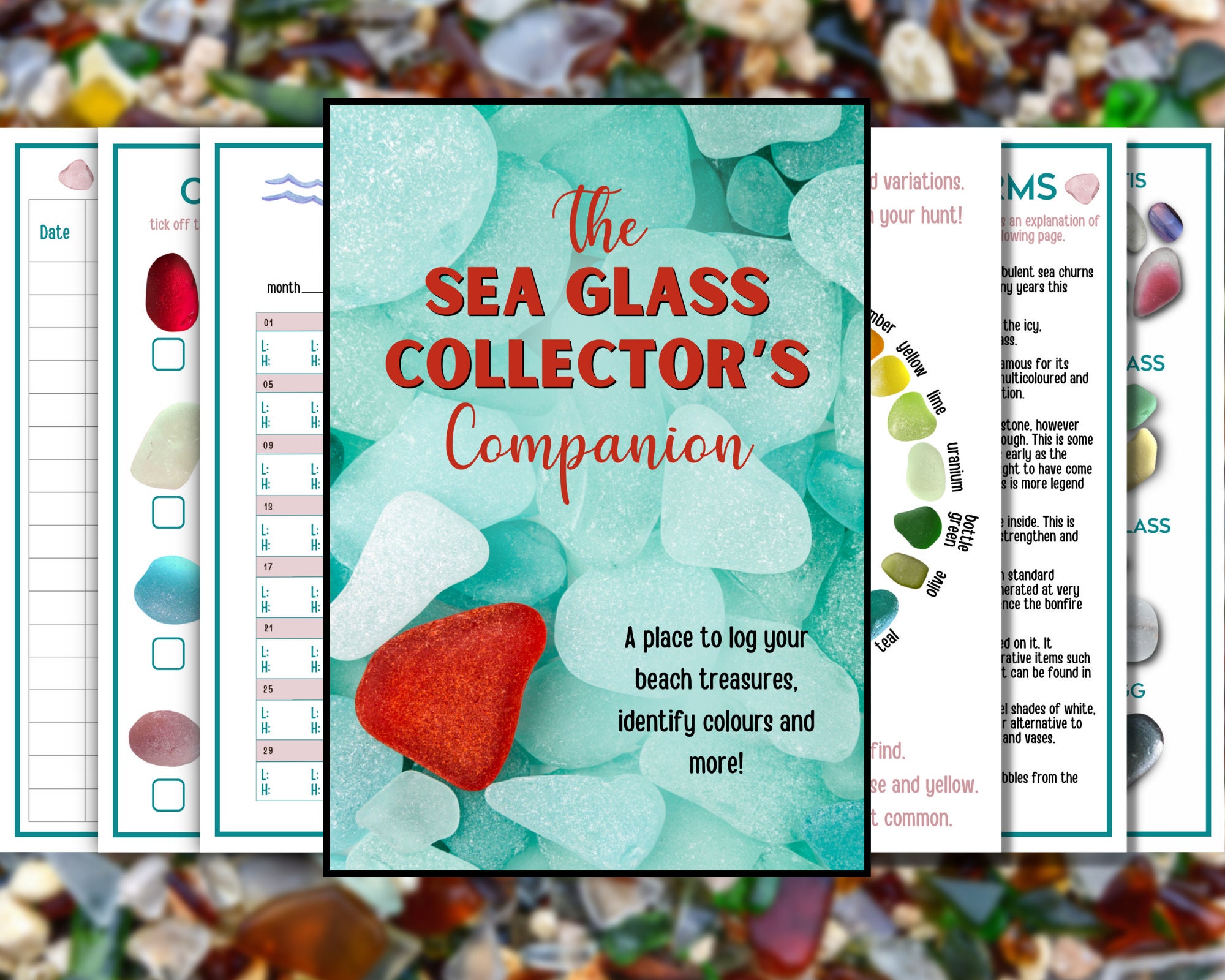Coastal Decor, Glass Beads Garland, Sea Glass, Sea Glass Bead Garland, Sea  Glass Decor, Beaded Garland, Nautical Coastal Farmhouse Decor 