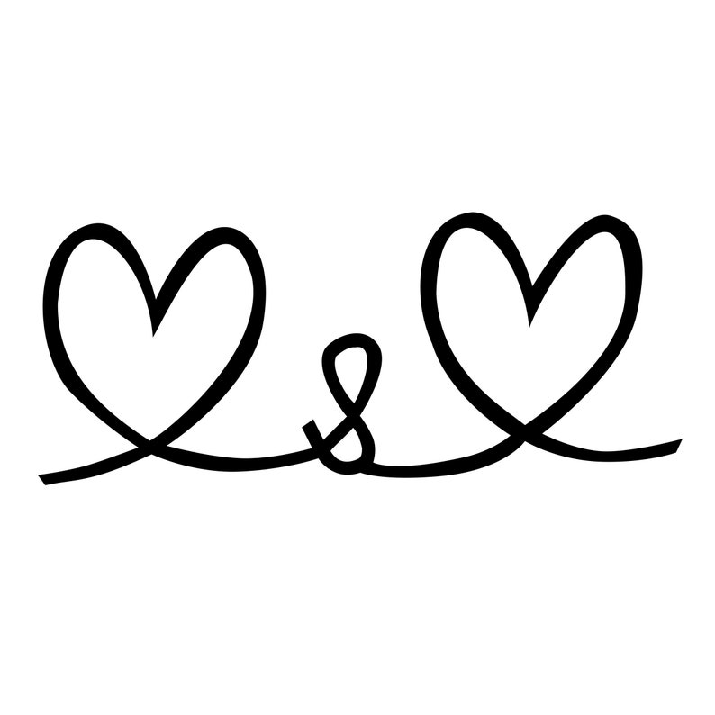 Multiple Heart 1 Svg Png Dxf Eps Etsy