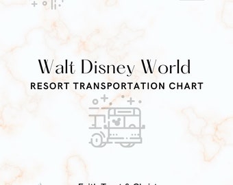 WDW- Resort Transportation Chart