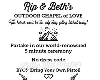 Rip & Beth’s Outdoor Chapel of Love