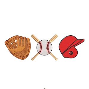 Baseball Embroidery Design 5 Sizes, Game Day Baseball Embroidery Design, Sport Machine Embroidery File, Custom Baseball Namedrop Embroidery