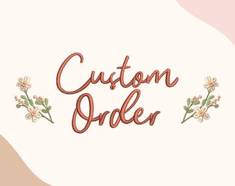 Custom Embroidery Digitizing, Personalized Logo Digitizing, Embroidery Digitizing Service, Image Text Digitizing Embroidery, Custom Digitize