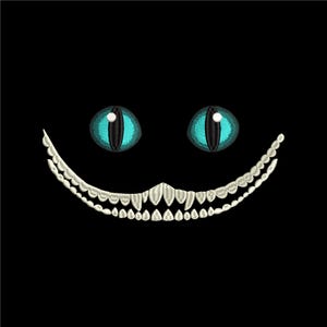 Dragon Eyes In The Dark Embroidery Design 5 Sizes, Dragon Machine Embroidery File, Funny Dragon Eyes Embroidery Design, Animal Embroidery