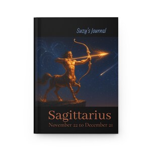 Sagittarius  Hardcover Journal Matte
