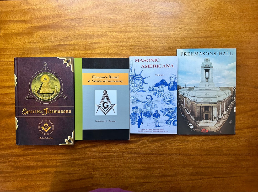 Freemason 4 Book Lot – Duncan’s Ritual & Secrets of the Freemasons ...