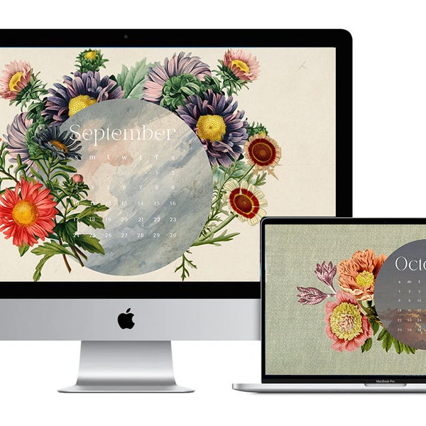 2023 Botanical Desktop Calendar