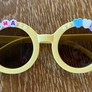 Kids Personalized Sunglasses Yellow