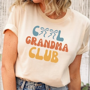 Felpa Cool Grandma Club, Maglietta per la festa della mamma, Maglietta Cool Grandma Club, Nonna Cool, Regalo per la nuova nonna, Maglione da ragazza per la nuova nonna