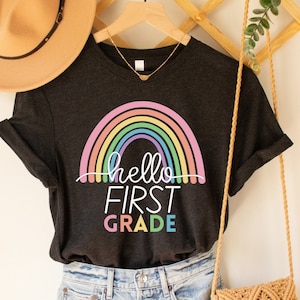 Hello First Grade Tshirt, First Day of School Shirt, Back To School Shirt,1st Grade,First Grade Shirt, First Grade Tshirt