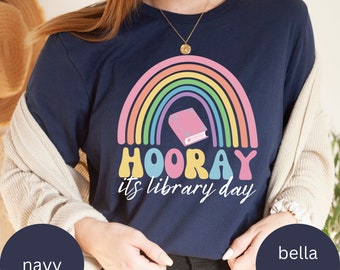 library day shirt, Reading shirt, library shirt, bookworm book lover gift, librarian gift, the book was better, library tshirt