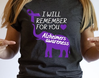Support Alzheimer's Shirt, Alzheimer Awareness Shirt, Alzheimer Dad Mom shirt, Dementia Shirt,Alzheimer's Shirt, Purple Ribbon Alzheimer