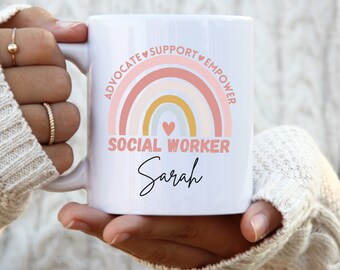 Personalized Social Work Mug Social Worker Gift, Social Worker Mug, Social Worker Case Worker, School Social Worker, Best Social Worker,