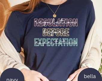 Chemise Régulation avant les attentes, Chemise accessibilité enseignant, Régulation sensorielle, Chemise ergothérapeute, Chemise thérapeute, Chemise enseignant SPED