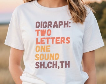 Shirt lezing leraar, lezing specialist, lezing Interventionist T-shirt, wetenschap van het lezen shirt, Phonics T-shirt, cadeau voor leraar