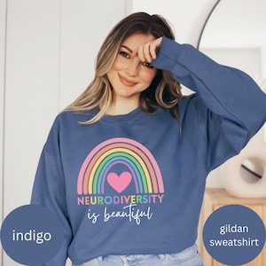 Neurodiversity is Beautiful Shirt, Autism Awareness Sweater, Dyslexia Sweatshirt, Dyspraxia Awareness , ADHD Shirt, Neurodiversity Shirt