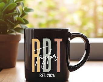 Caneca personalizada RBT, Caneca RBT, Copo RBT, Técnico Comportamental Registrado, Presente de Formatura RBT, Caneca de Analista do Comportamento, Caneca de Técnico Comportamental, Agradecimento ao RBT