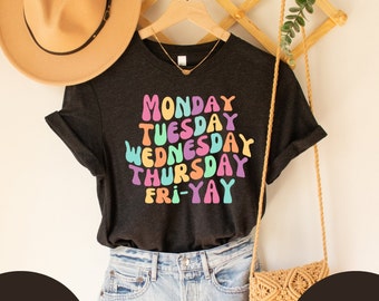 Fri-Yay Shirt, Teacher Tee, Friday Weekend Shirt, Friyay Teacher TShirt, Teacher Team Tee, Funny Teacher Saying Shirt, Gift for Teacher