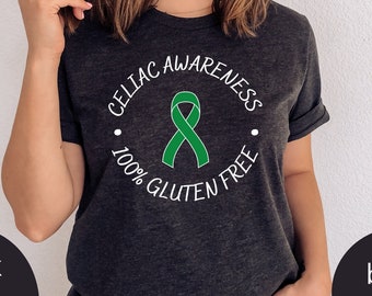 Celiac Awareness Unisex Awareness T-Shirt | Celiac Disease Tee, Celiac Disease Gift, Gluten intolerant Celiac, Celiac T-Shirt, Celiac tee