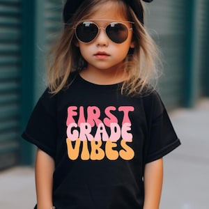 First Grade Vibes Shirt, Back To School T-Shirt, 1st Grade Shirt, First Grade Teacher Tshirt, Teaching Team Shirts, 1st Grade Substitute