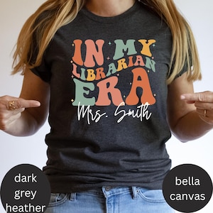 Personalisierte Bibliothekar Geschenk, In meiner Bibliothekar Ära, Schul Bibliothekar Pullover, Bibliothekar Tag Sweatshirt, Universität Bibliothekar, Neues Bibliothekar Shirt