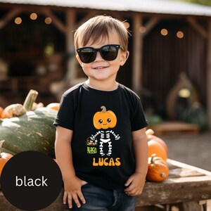 Personalized Halloween Boys Shirt, Customized Halloween Name, Halloween Treat Shirts for Kids, Kids Halloween Shirt, Trick or Treat Shirt