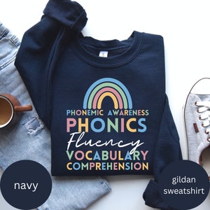 Reading Teacher Shirt, Reading Specialist, Reading Interventionist Tee, Science of Reading Shirt, Phonics T Shirt, Gift for Teacher