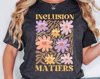 Inclusion Shirt, Neurodiversity Shirt, Sped Teacher Gift, Special Education Teacher Shirt, Autism Mom, Back To School Autism Teacher Shirt