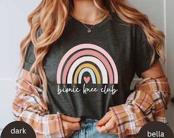 Camiseta de cirugía de rodilla para mujer con camiseta de reemplazo de rodilla, recuperación de cirugía de rodilla, regalo de cirugía de rodilla para mamá abuela
