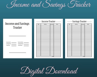 Income and Savings Tracker