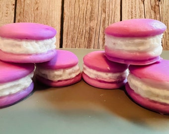 Scented wax melts, macaron like scented wax melts, set of 6 cookies