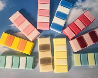 Wax Melt Snap Bars | Highly Scented Wax Melts | Long Lasting Home Fragrance | Handmade