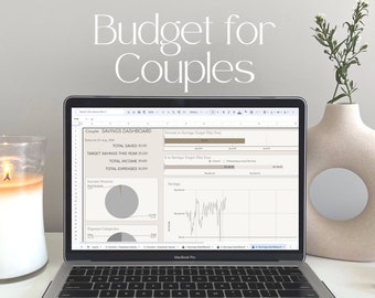 Couples Budget Spreadsheet • Shared & Individual Finance Tracker (Google Sheets)