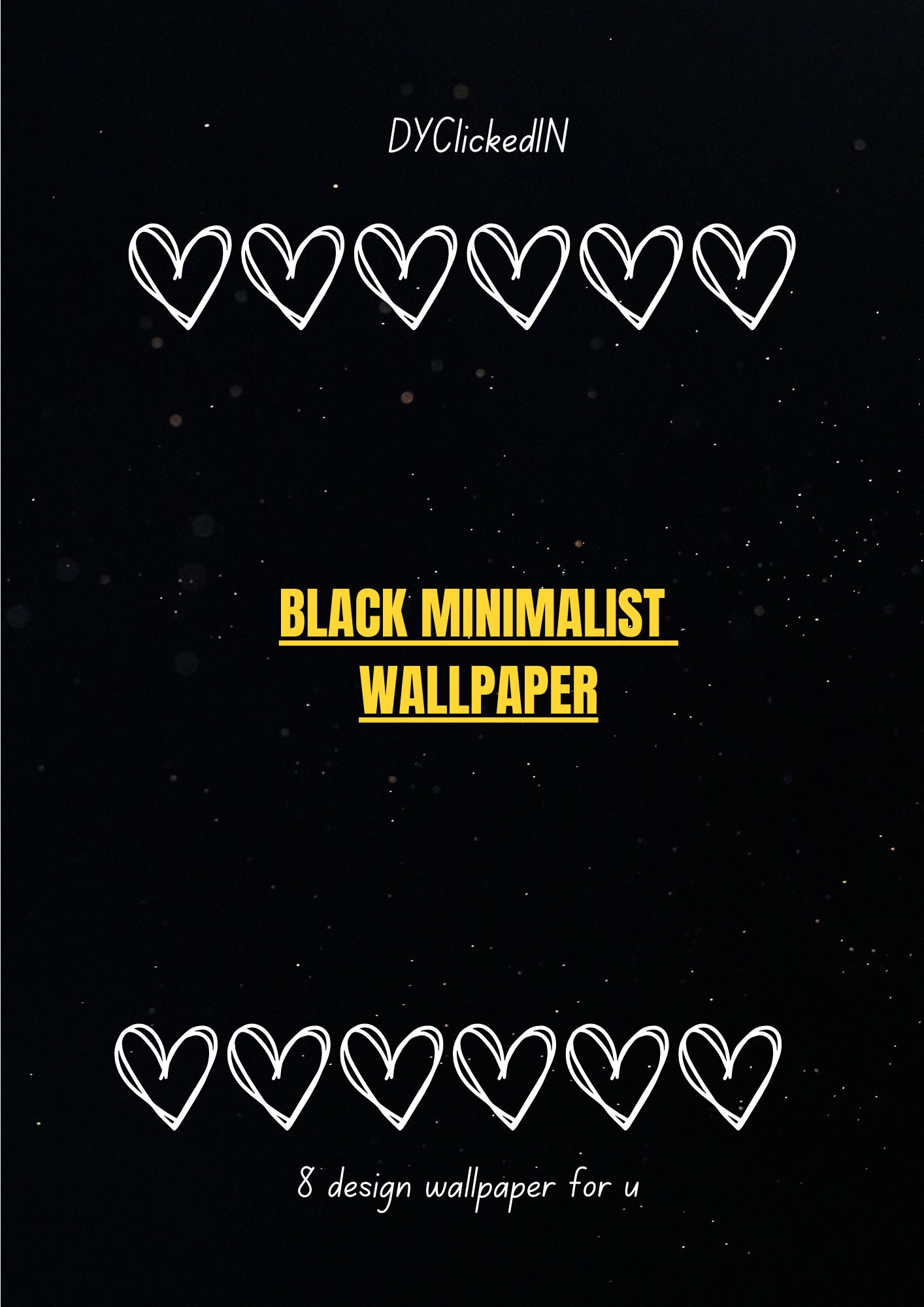 Black Minimalist Wallpaper - Etsy