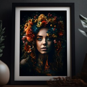 flower girl no. 1 | Portrait collection | High quality print | digital file