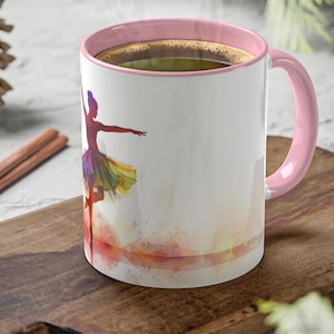 Dance Mug, Dancing Art Mug, Ballet Mug, Dance Lover Mug, Dancer Mug, Dance Gift, Dance Quote Mug, Ballet Art Mug, Dance Teacher Mug,