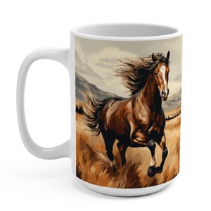 Wild Mustang Coffee Mug, Horse Mug, Equine Mug, Ranch Mug, Horse lovers, Horse family, Horse Mug Gift, Equine Gift