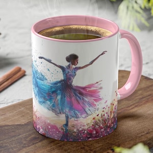 Dance Mug, Dancing Art Mug, Ballet Mug, Dance Lover Mug, Dancer Mug, Dance Gift, Dance Quote Mug, Ballet Art Mug, Dance Teacher Mug,