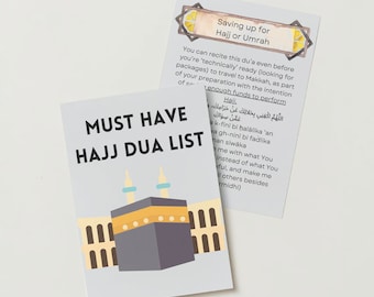 Must Have Hajj  Dua List