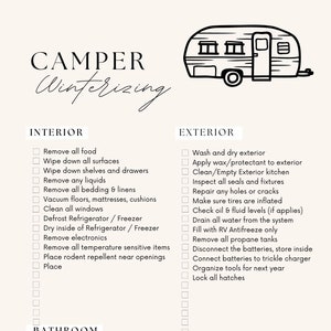 Complete Rv Winterizing Checklist Downloadable Pdf Etsy Complete Rv Winterizing Checklist Downloadable Pdf Etsy