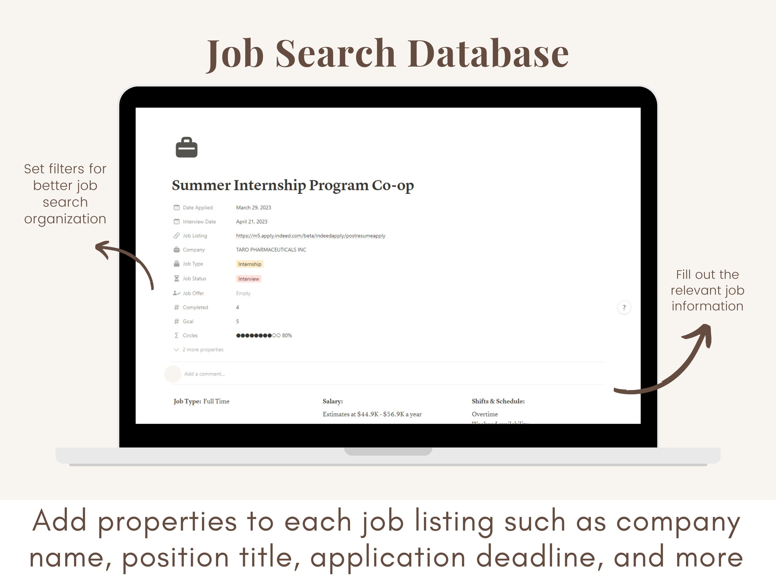 Job Search Notion Template Notion Job Tracker Notion Career Plan Job Search Notion Template Notion Job Tracker Notion Career Plan