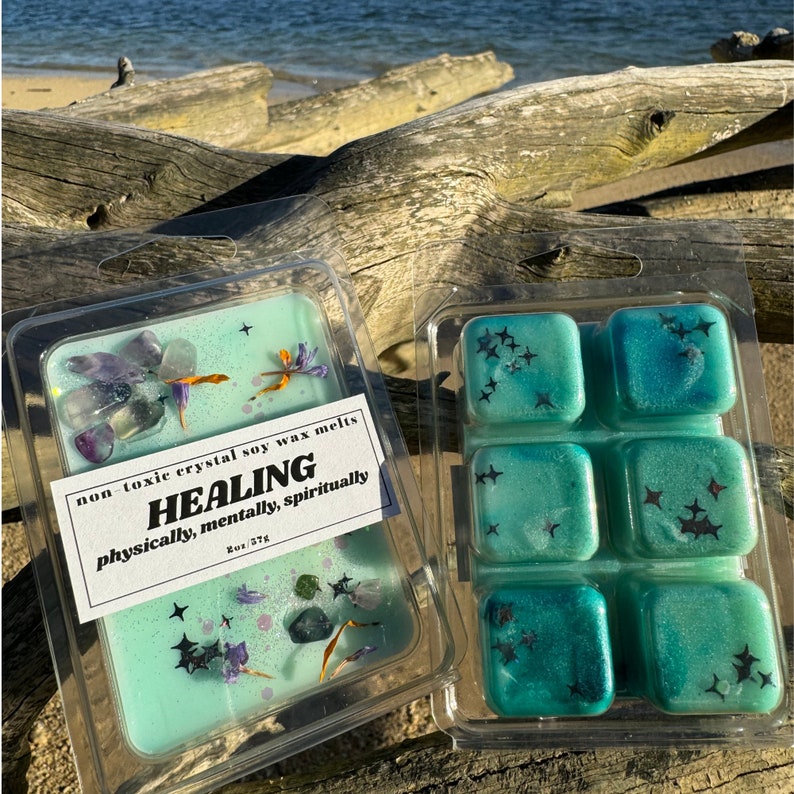 Crystal Wax Melts Nontoxic Soy Wax Melt Handmade With Intention