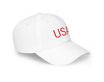 USA Baseball Cap | Relaxed Fit Cotton Twill Hat