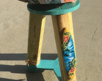 Surfer Surfboard Bar Stool