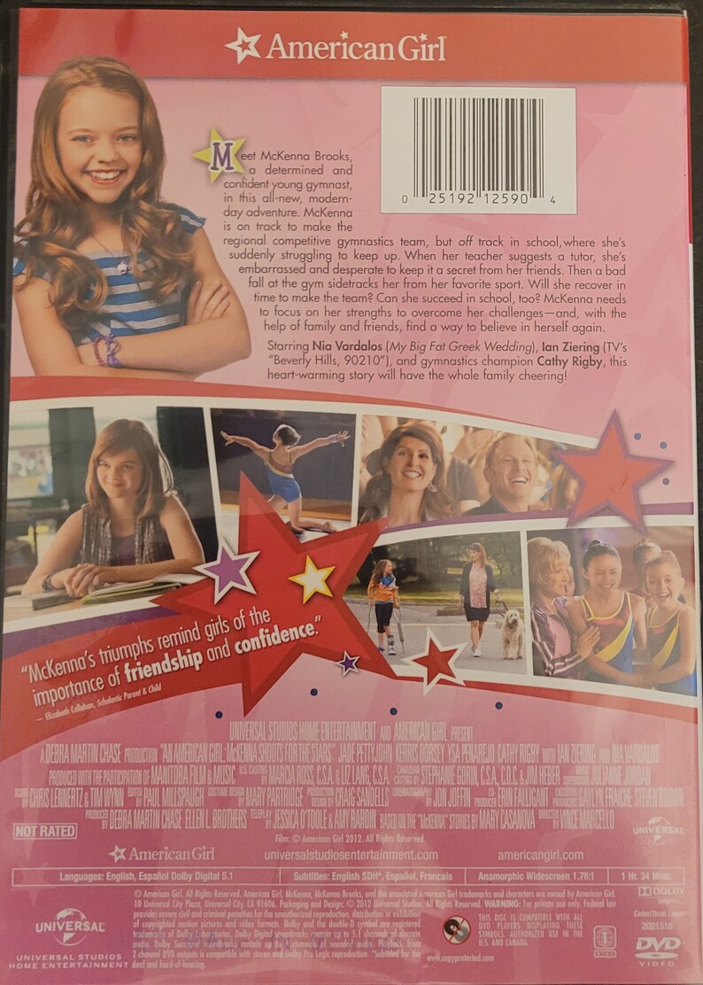 An American Girl Mckenna Shoots for the Stars DVD, 2012 Etsy