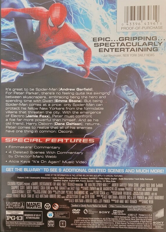 The Amazing Spider-Man 2 (DVD)