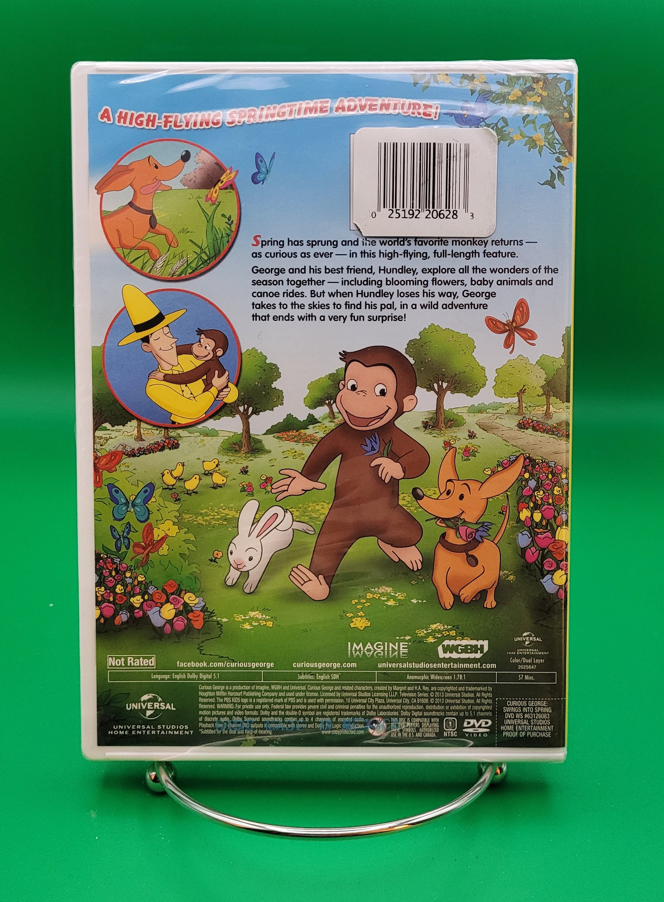Curious George: Swings Into Spring DVD - Etsy