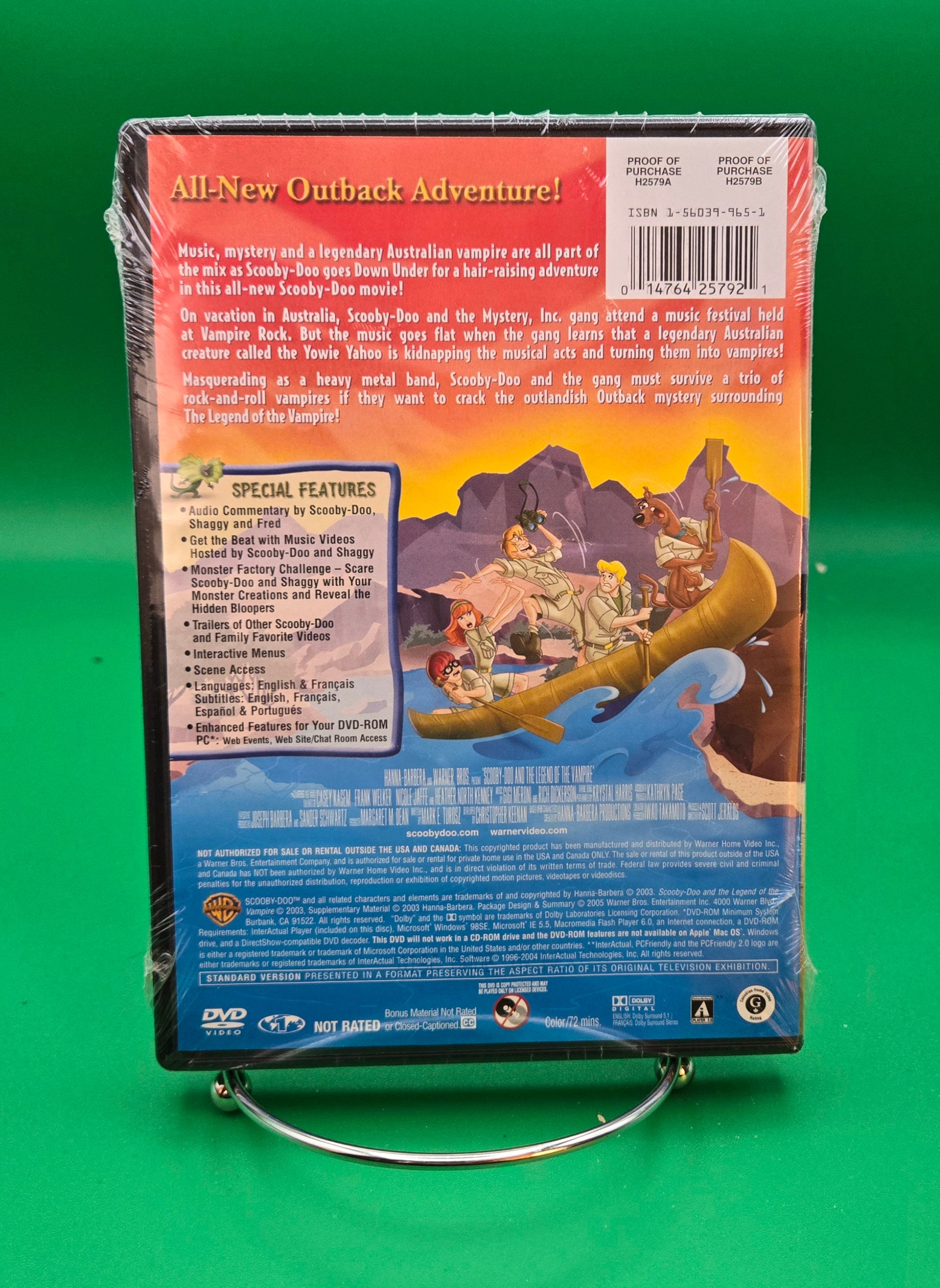 Scooby-doo and the Legend of the Vampire DVD, 2003 - Etsy