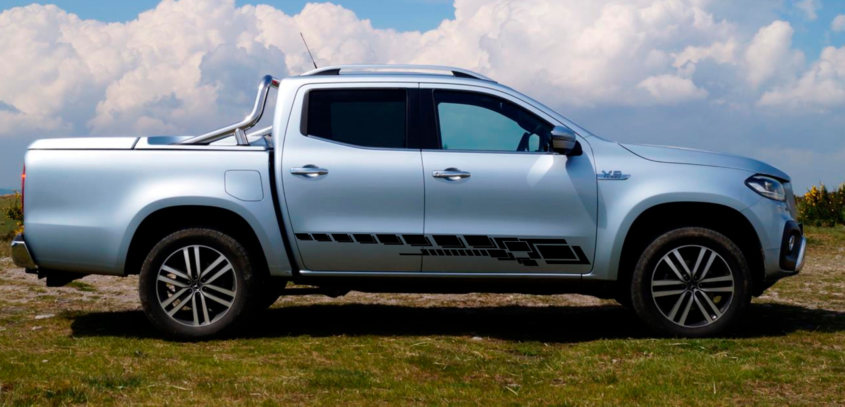 Ford Raptor Ranger F150 Titan Pickup Truck SUV Side Vinyl Decals Sport ...