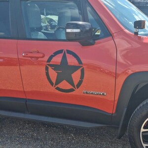 US Army Military Distressed Star Car Sticker Decal Skull and Bones Graphics